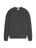 Pull Col Rond 4 Fils - Thurid - Anthracite Chiné