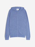 Gilet Zippé Capuche - Elliot - Sky Chiné
