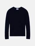 Pull Col Rond 4 Fils - Darri - Caviar