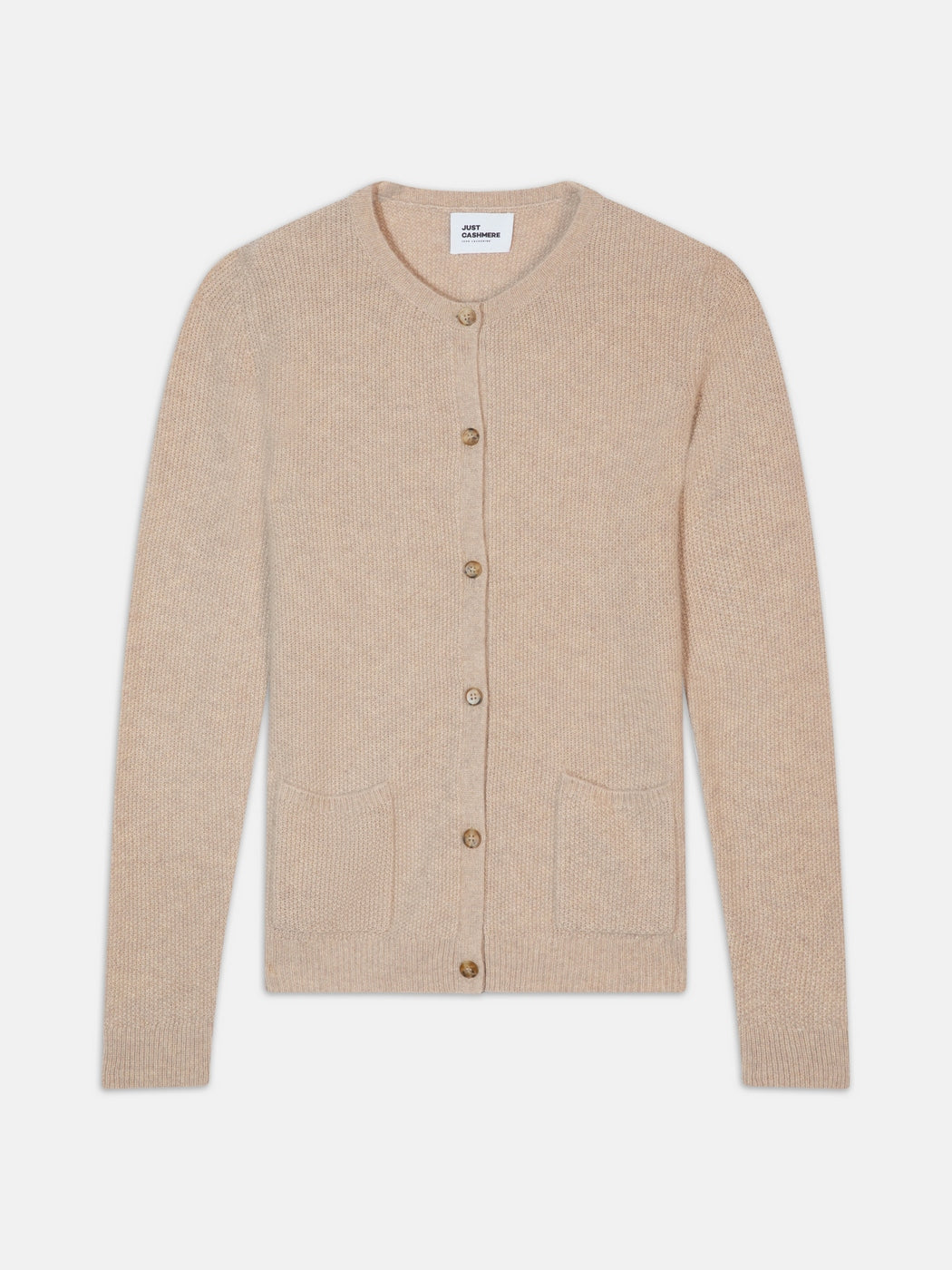 Cardigan Col Rond 4Fils - Caos - Camel Clair Chiné
