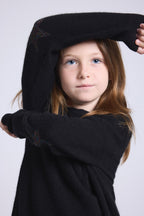 Pull Col Rond Etoile Coude Judy - Noir Multicolor Lurex - Enfant