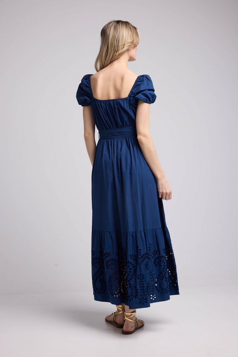 Long Short Sleeve Dress - Navy