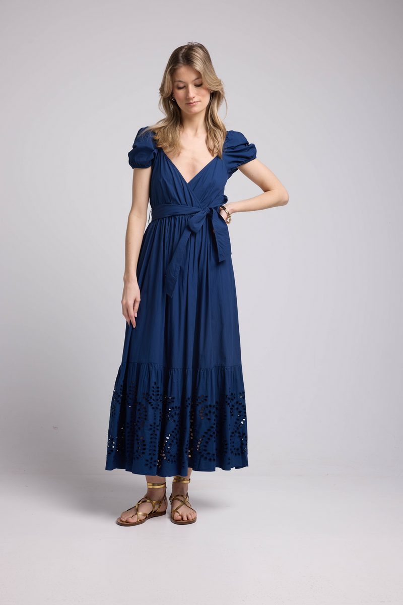 Long Short Sleeve Dress - Navy