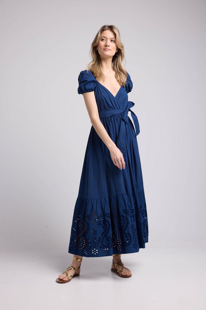 Long Short Sleeve Dress - Navy