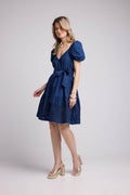 Short Dress Short Sleeves - Navy