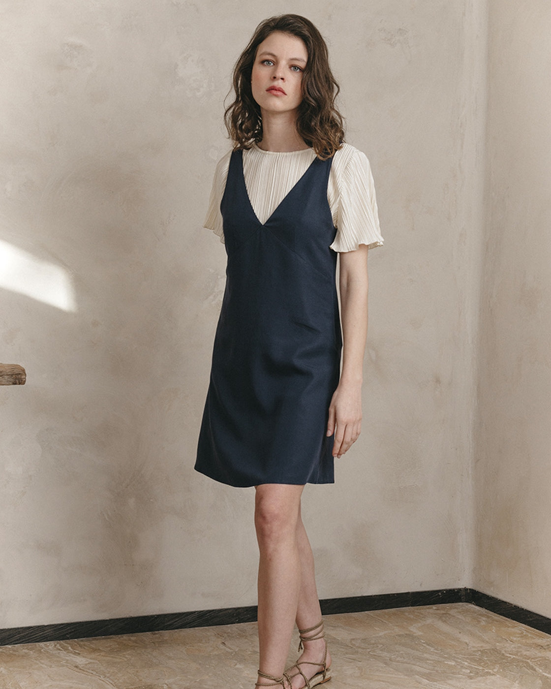 Vestido Corto Juliette - Marino
