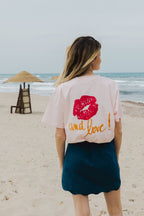 Joe camiseta rosa bebé