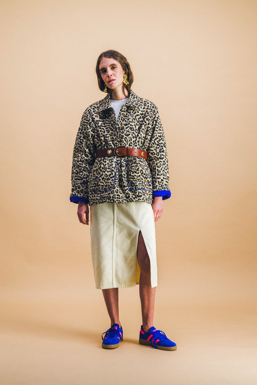 Lucile Skirt In Fresh Butter Denim