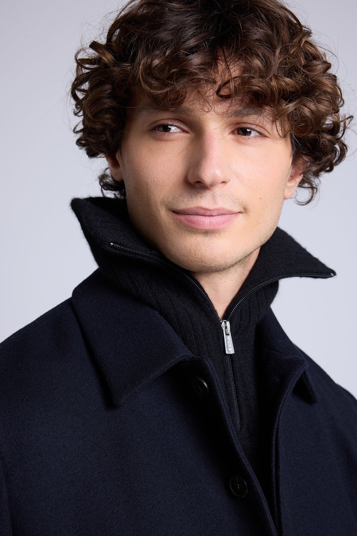 Collo camionista Justine - Nero - Unisex - 100% Cashmere