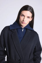 Cuello camionero Justine - Azul marino - Mixto