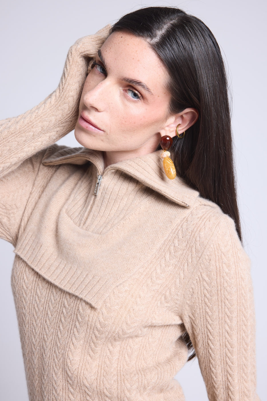 Cuello camionero Justine - Beige crema - Unisex