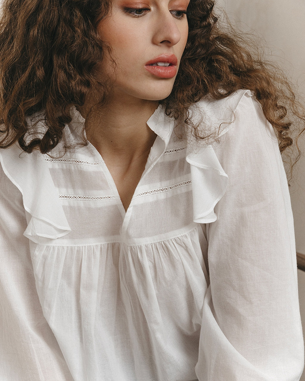 Blusa Justine - Crudo