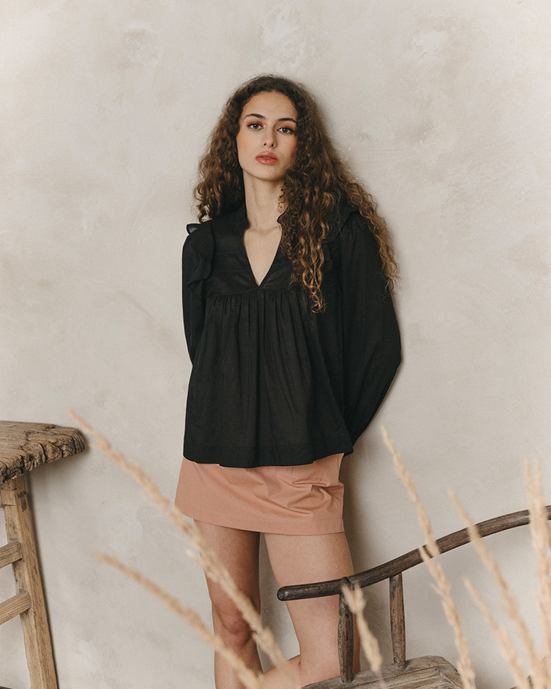 Justine Blouse - Black
