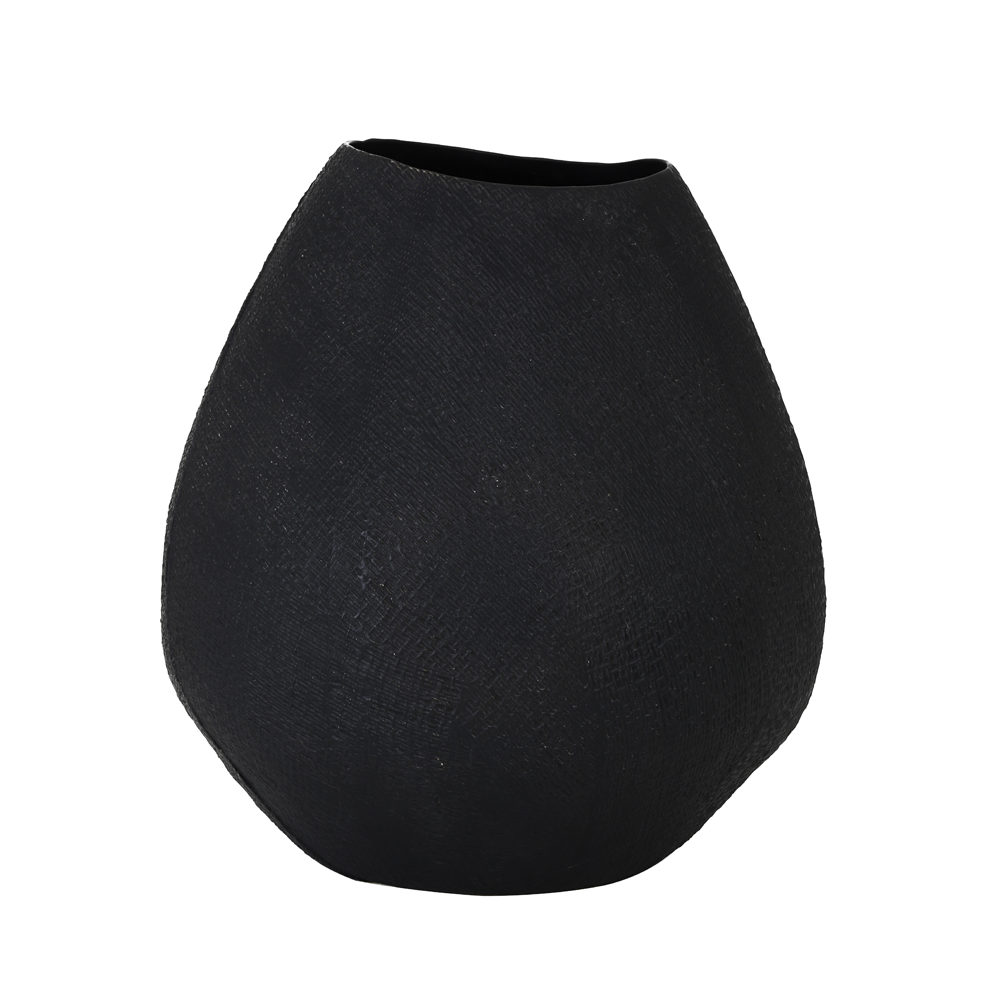 Small Matt Black Jake Flower Pot