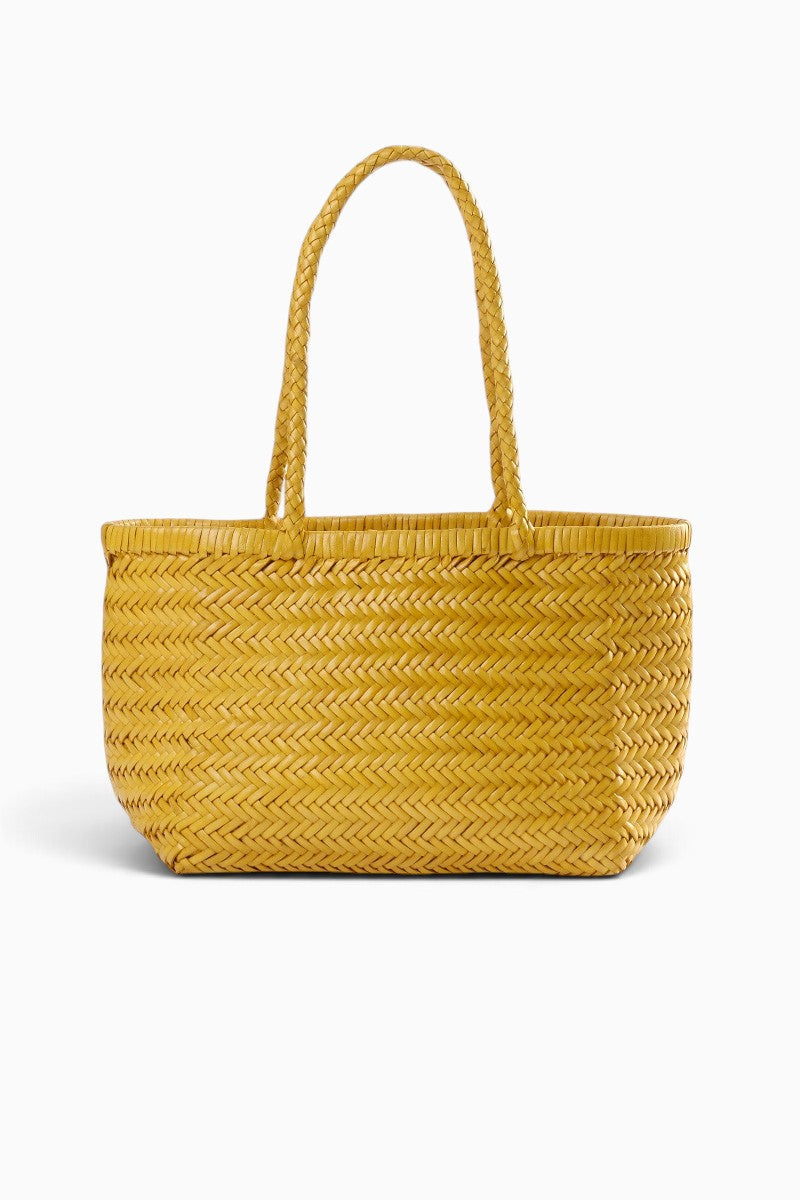 Delhi Medium Tote Bag - Lemon Yellow