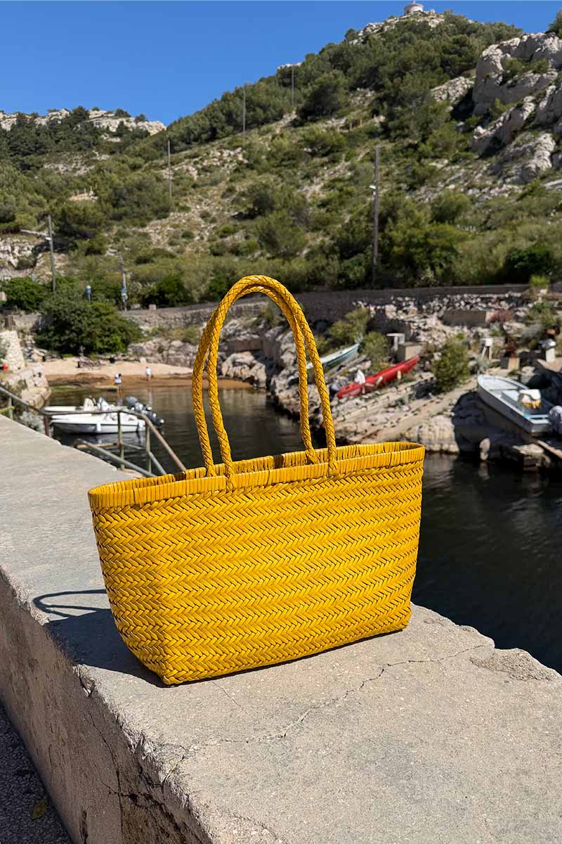 Delhi Large Tote Bag - Lemon