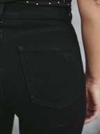 Black Stone Wide Leg Jeans
