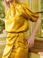 Jupe Jeanne Ceremonie - Ocre
