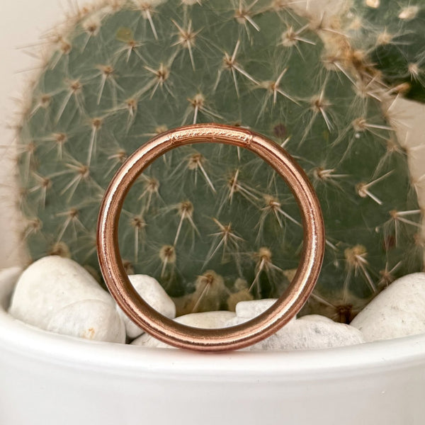 Jonc Bouddhiste Plat 12Mm - Champagne
