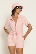 Jumpsuit Carolina - Eponge Rose