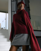 Jupe Ajustée Gris Shae