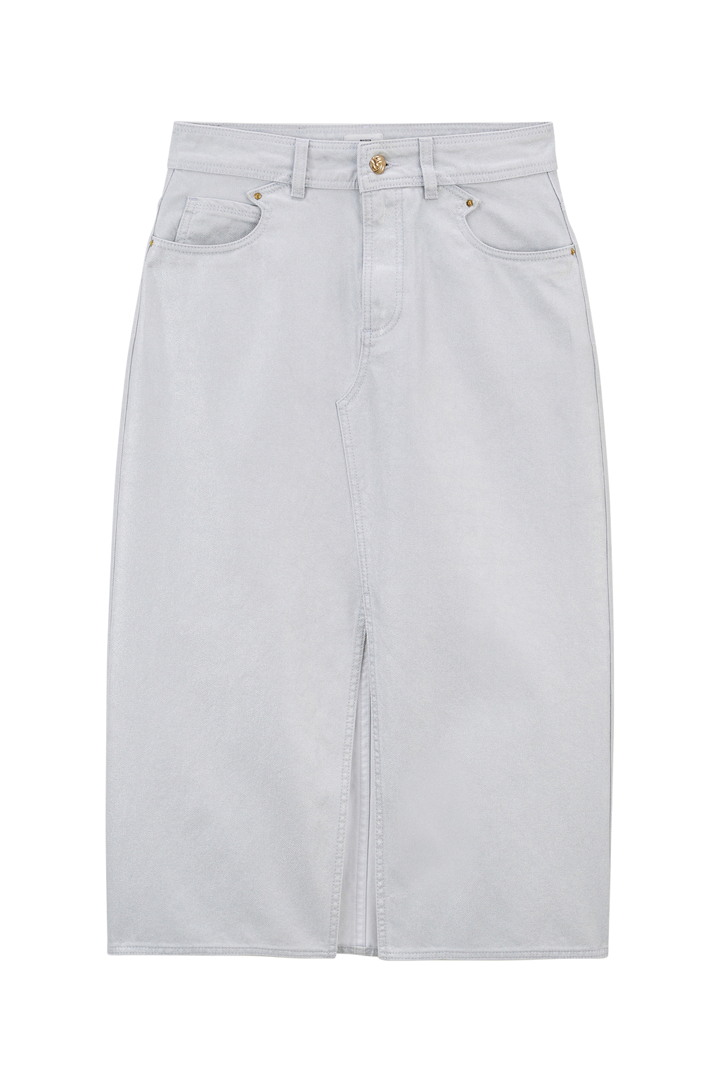 Jupe Wendy Denim Enduit Silver