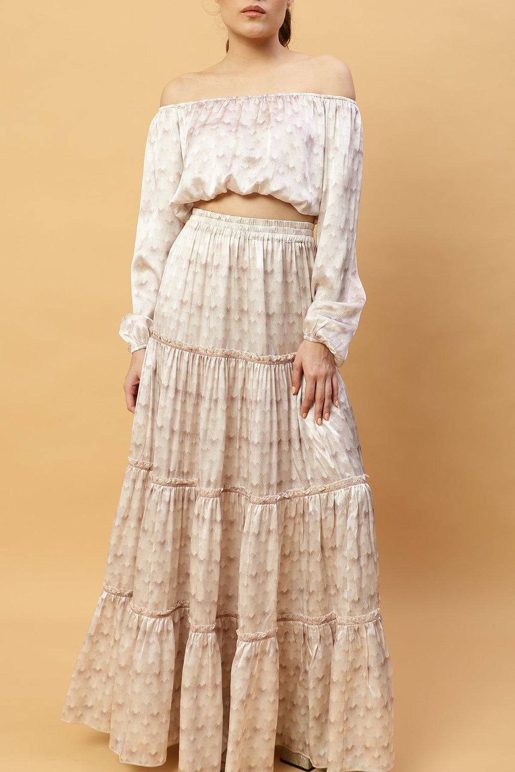 Joana Top - White Peacock