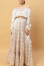 Joana Top - White Peacock
