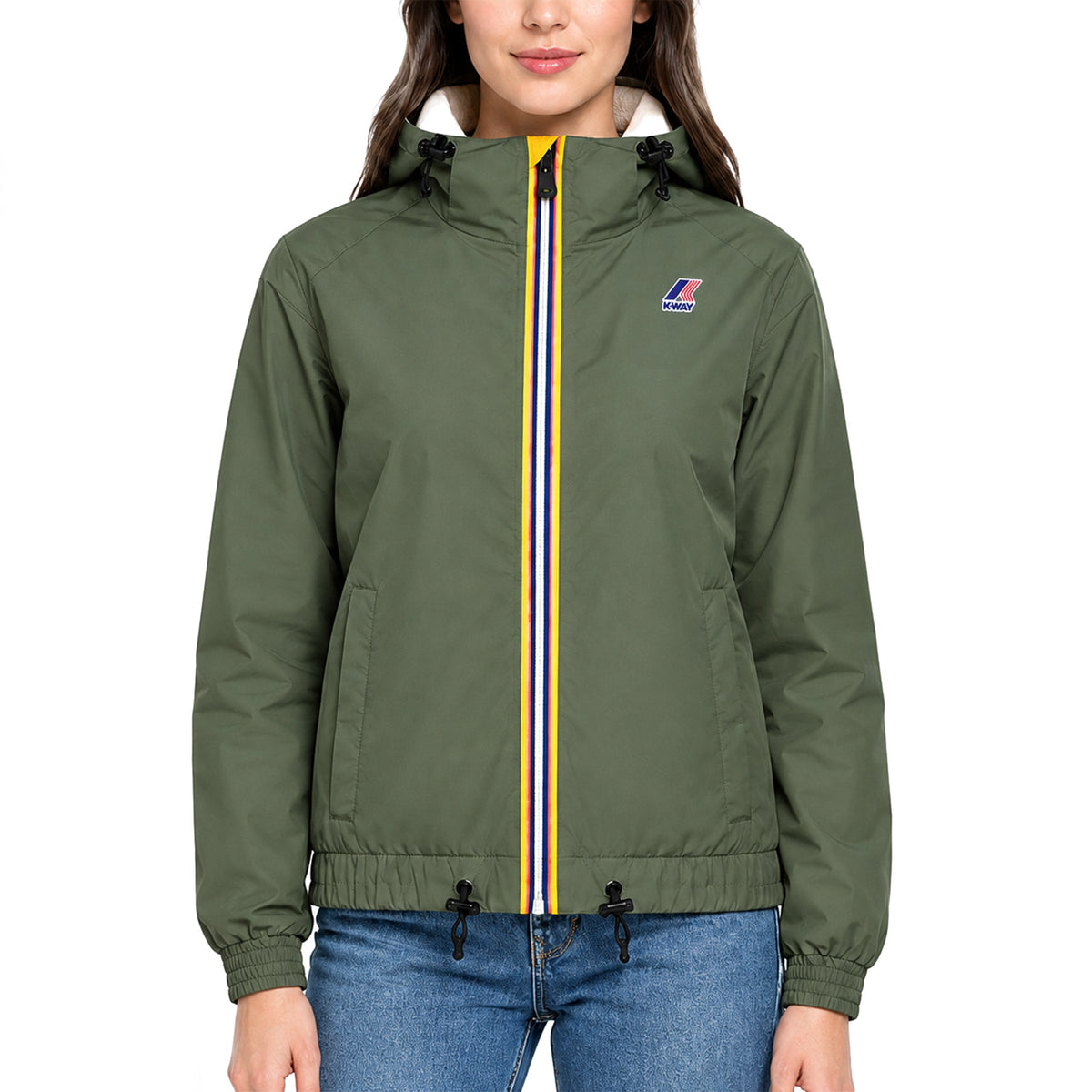 Chaqueta de mujer K-Way LE VRAI 4.0 ALBINE ORSETTO