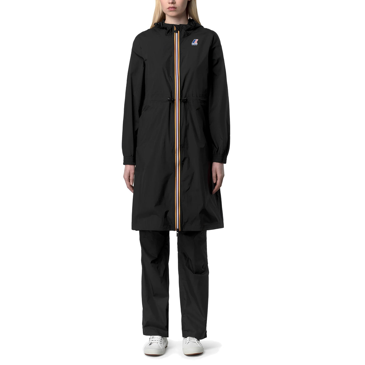 Langer Damen-Parka mit Kapuze K-Way LE VRAI 4.0 DELIA