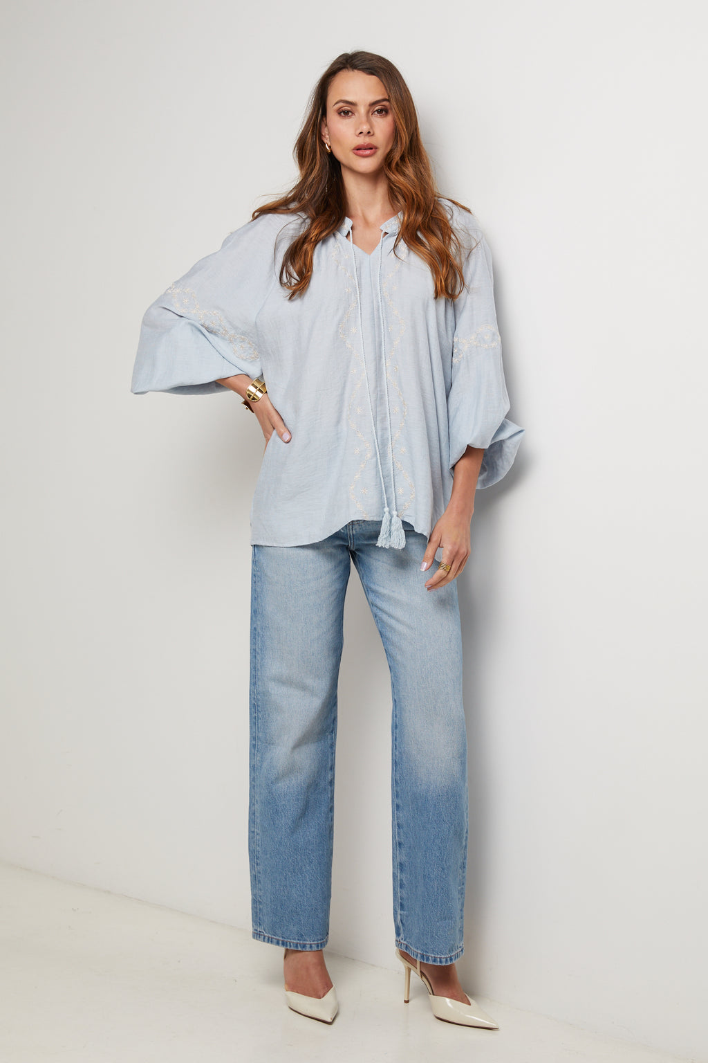 Chemise - Ciel - Femme