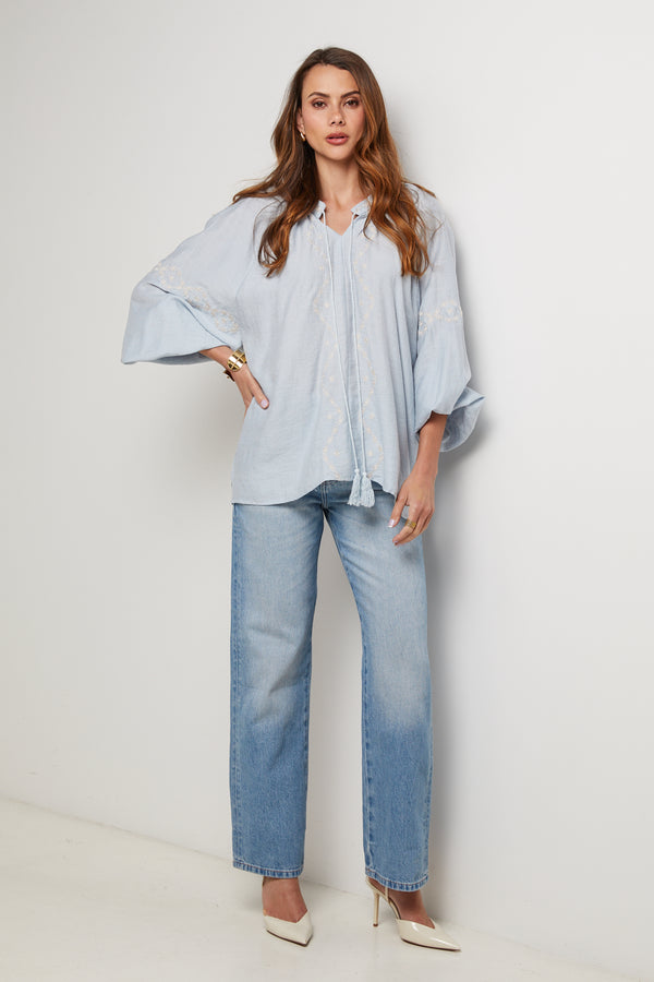 Chemise - Ciel - Femme