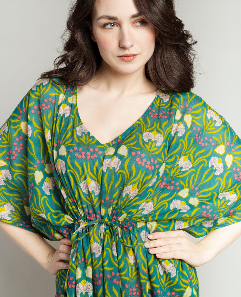 Kaftan beach dress - Muguet Bayou