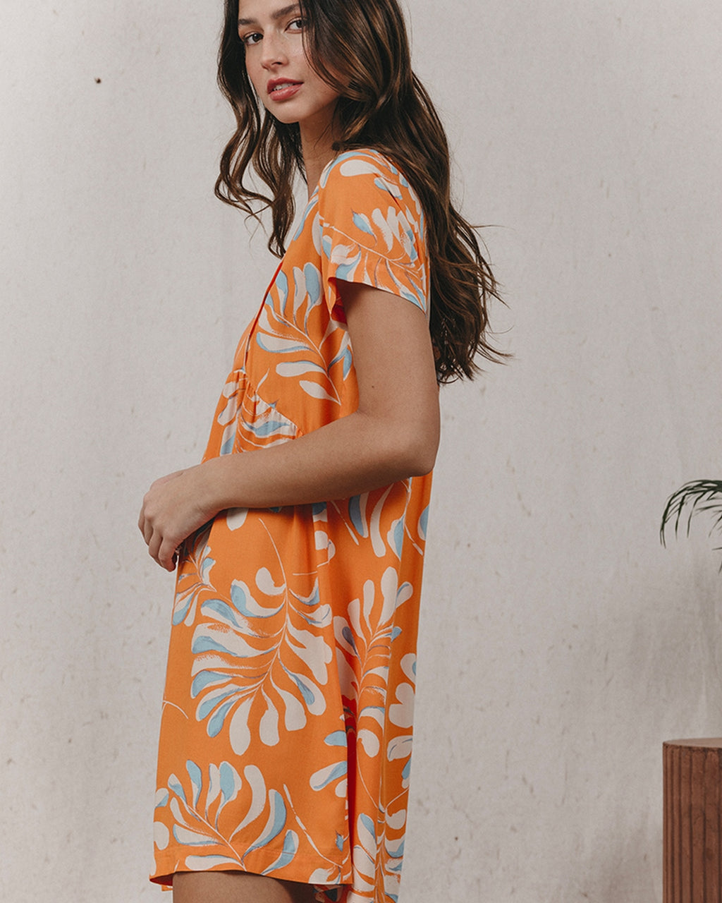 Vestido Corto Kai - Naranja