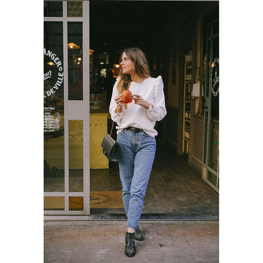 Blouse Kansas - Blanc