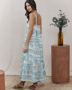 Kareen Long Dress - Ecru