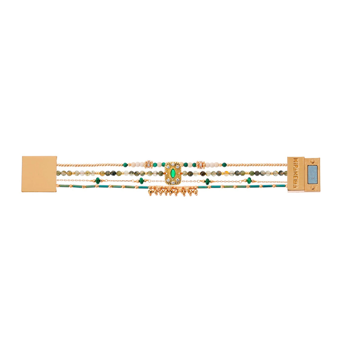Manschettenarmband Karmelia Grün