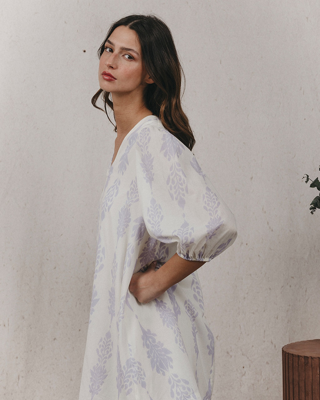 Vestido Corto Karmique - Crudo