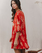 Vestido Corto Karmique - Naranja