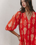 Vestido Corto Karmique - Naranja