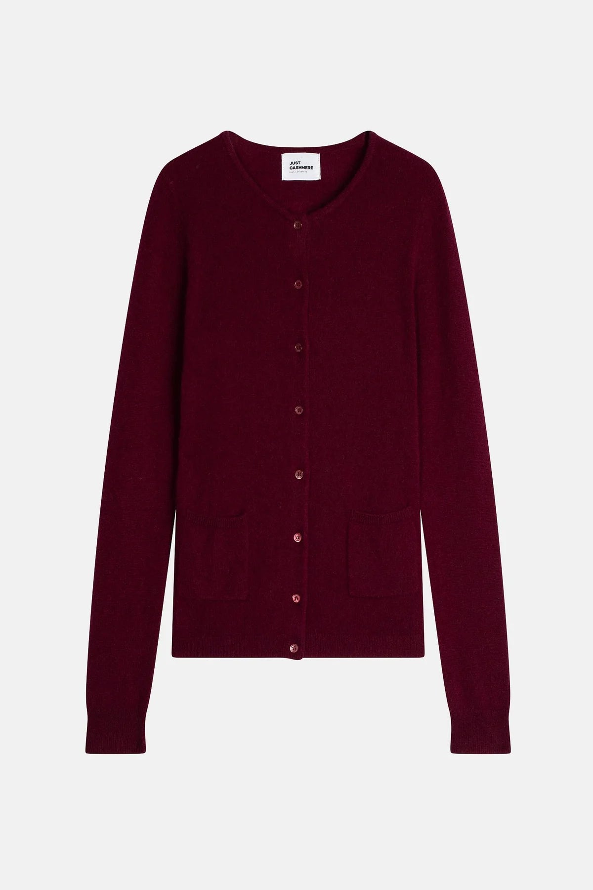 Cardigan Col Rond - Katharine - Bordeaux