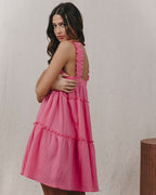 Vestido Corto Kawai - Rosa