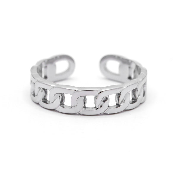 Anillo Ajustable "Victoria" Acero Inoxidable