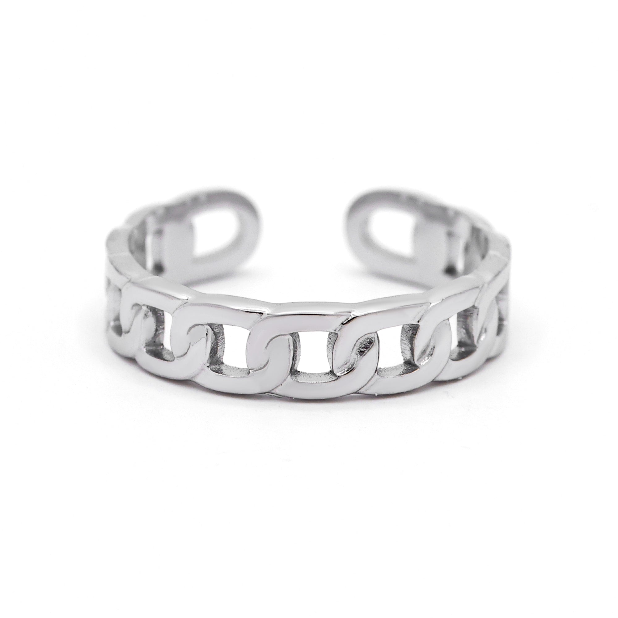 Bague Ajustable "Victoria" Acier Inoxydable