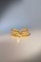 Bague Ajustable "Charlotte" Acier Inoxydable