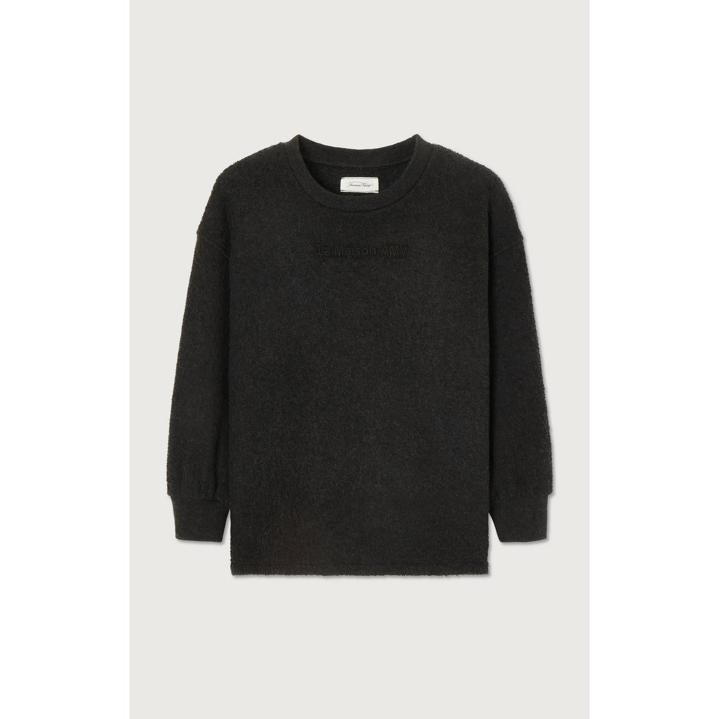 Sweat Droit Col Rond - Anthracite Chine - Enfant