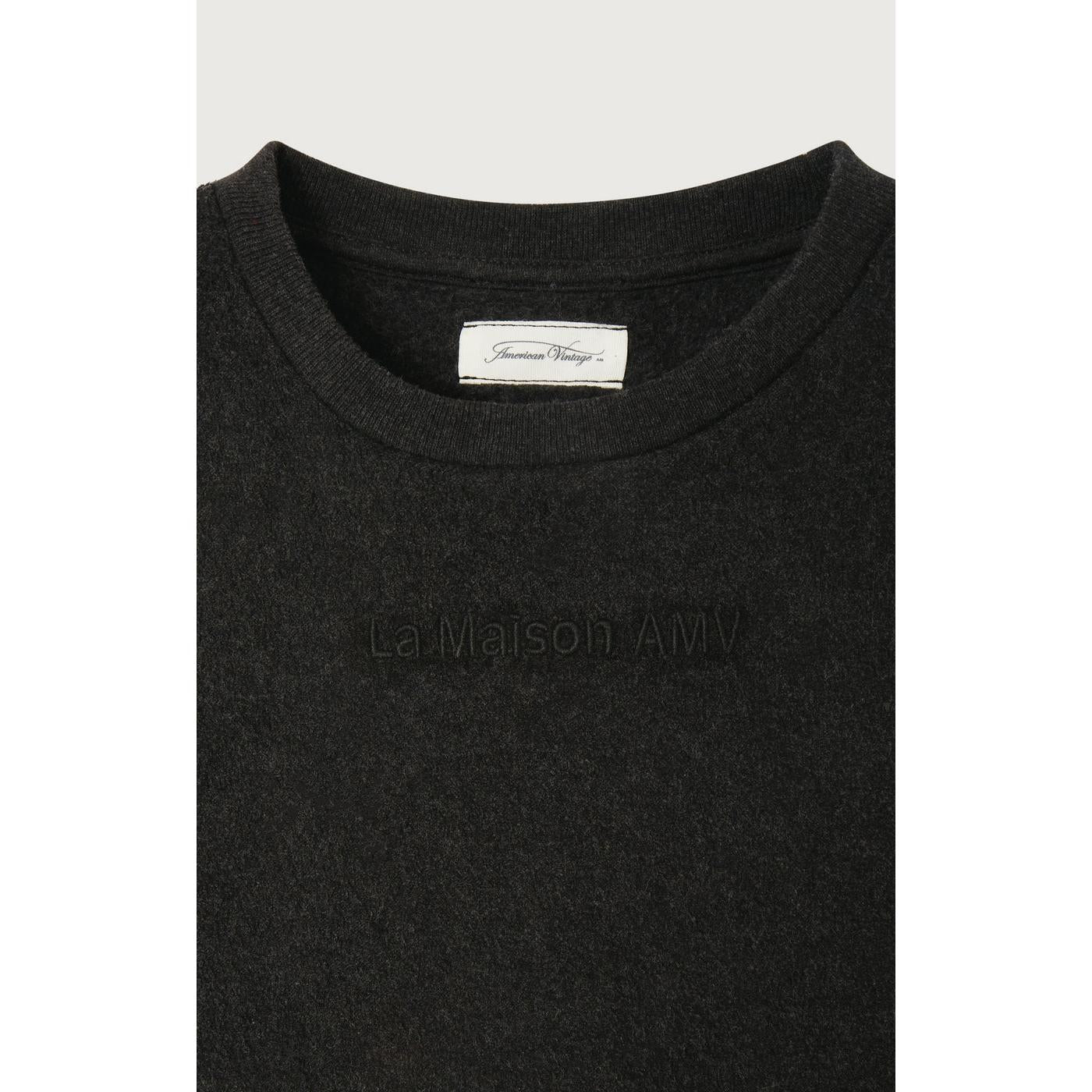 Sweat Droit Col Rond - Anthracite Chine - Enfant
