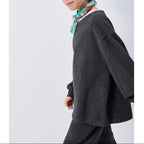 Sweat Droit Col Rond - Anthracite Chine - Enfant