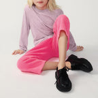 Straight-Leg Joggers - Pink Acid Fluo - Kids