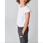 Camiseta recta de cuello redondo - Blanco - Niño